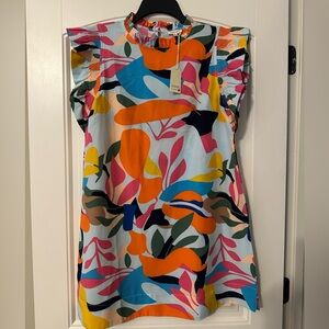 JODIFL Multicolor Abstract Dress